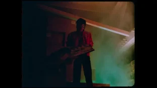 Michael Jackson shooting Beat it video for Thriller 40