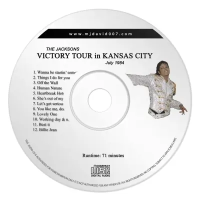 Jacksons Victory Tour Kansas Audio concert