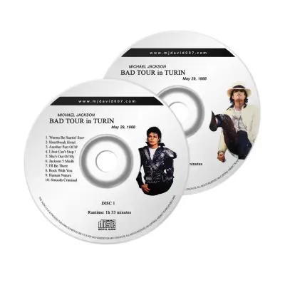 Michael Jackson Bad Turin Audio concert