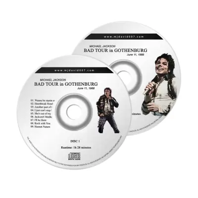 Michael Jackson Bad Gothenburg Audio concert