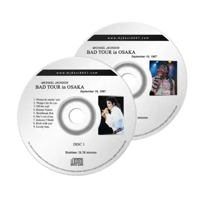 Michael Jackson Bad Osaka Audio concert