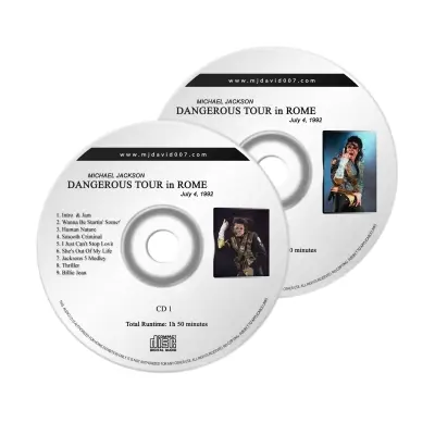 Michael Jackson Dangerous Rome Audio concert