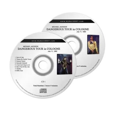 Michael Jackson Dangerous Cologne Audio concert