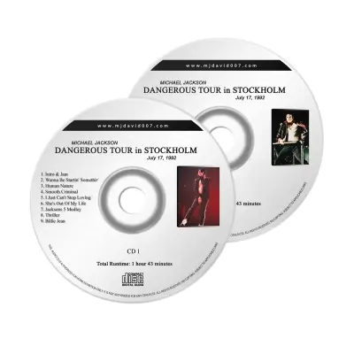 Michael Jackson Dangerous Stockholm Audio concert