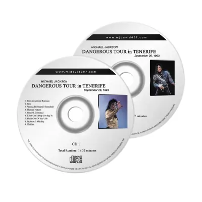 Michael Jackson Dangerous Tenerife Audio concert