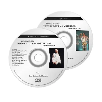Michael Jackson History Amsterdam 1996 Audio concert