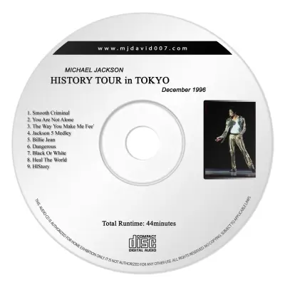 Michael Jackson History Tokyo 1996 Audio concert