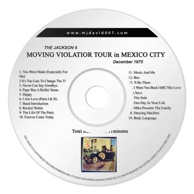 Jacksons Moving Violation Audio concert