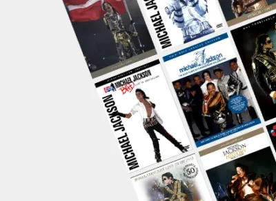 Banner for Michael Jackson in concert dvds