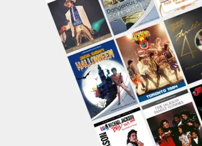 Banner for Michael Jackson new dvds