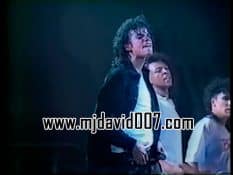 Michael Jackson rehearsing Beat it for the Bad Tour