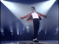 Michael Jackson rehearsing for the Dangerous Tour