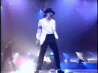Michael Jackson rehearsing for the Dangerous Tour