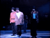 Michael Jackson rehearsing for the Dangerous Tour