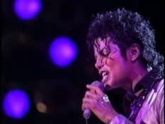 Michael Jackson performing in Yokohama 1987