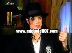 Michael Jackson dressed in black