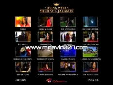 Living with Michael Jackson DVD menu